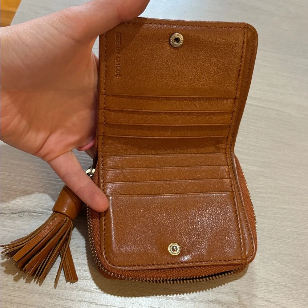 See By Chloe Tan Leather Wallet‎
